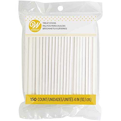 Wilton 4-Inch Lollipop Sticks - 150 Count Cake Pop Sticks