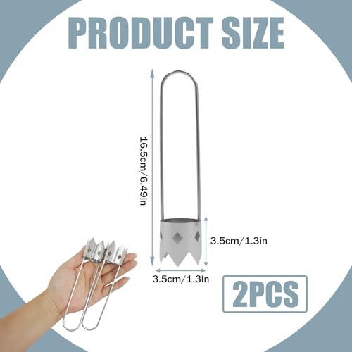 EBQOSK 304 Stainless Steel Fruit and Vegetable Corer Tool, 2-Pack