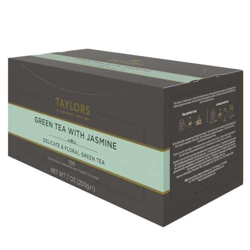 Taylors of Harrogate Green Tea with Jasmine, 100 Count