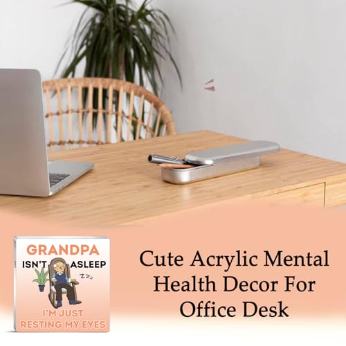 Funny Grandpa Acrylic Desk Plaque - Gift From Grandkids