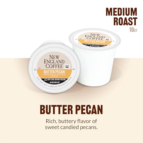 Butter Pecan Coffee Pods - New England Coffee, 10 Count