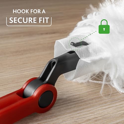 O-Cedar Heavy Duty Dusting Kit with 15 Refills & Extendable Handle — Traps 3X More Dust