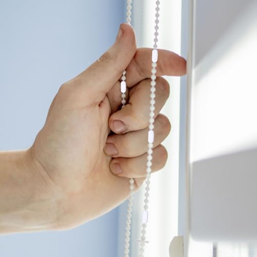 50 Pack White Blind Chain Connectors for Window Repairs