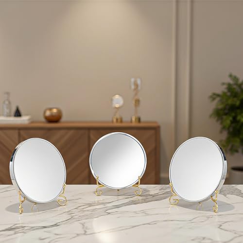 2PCS Gold Plate Stand 4 Inch Small Easel Display Holder