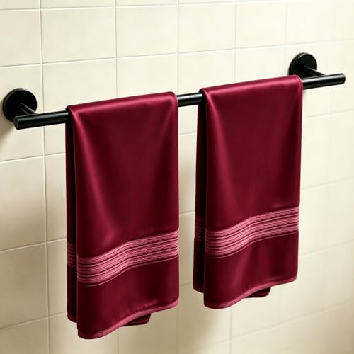 24" Brushed Nickel Towel Bar - Wall Mounted Stainless Steel Rack