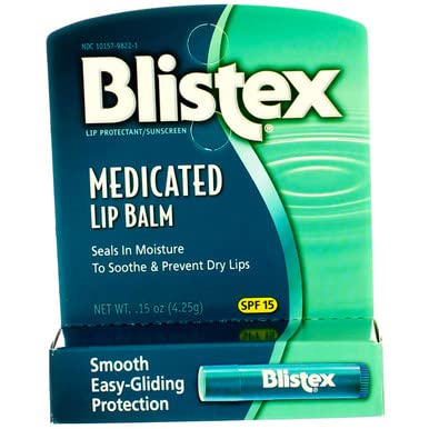 Blistex Medicated Lip Balm Stick 0.15 oz 5-Pack