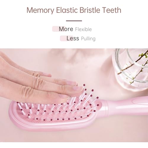 Arthaxi Mini Kids Hair Brush - Pain-Free Detangling Paddle for Girls