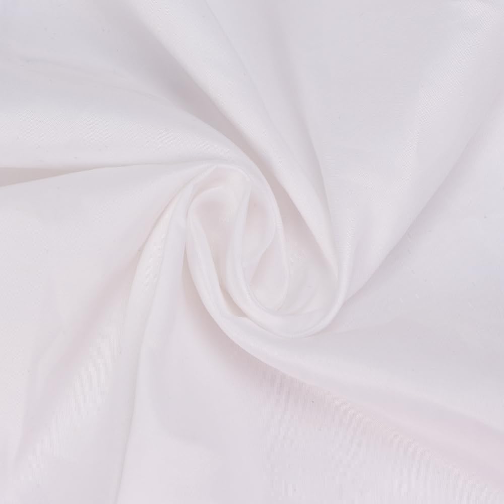 DAKKIONY 10 Pack Round Tablecloth White 120 Inch, Stain Resistant and Wrinkle Polyester Fabric, Washable Table Cover for Kitchen Dining, Wedding, Buffet Table, Holiday Party