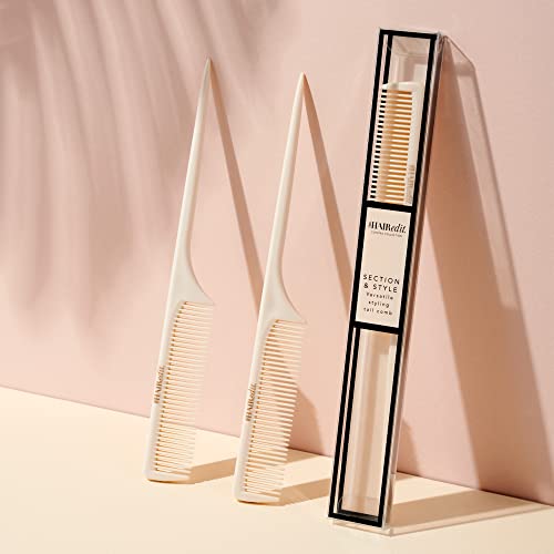 The Hair Edit Section & Style Rat Tail Comb for Precision Parting and Teasing