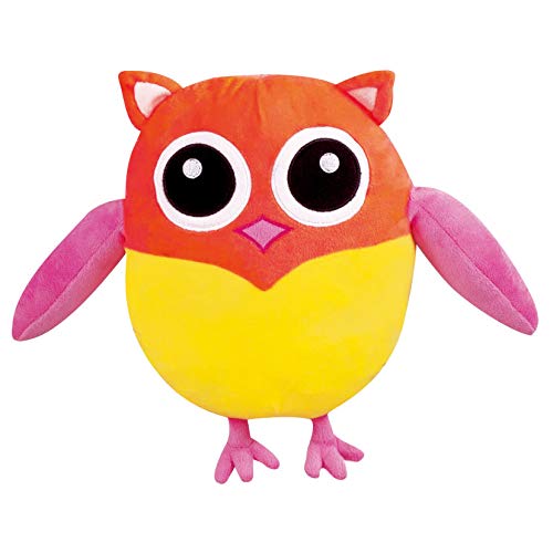 Sapphire Home 6 Piece Owl Bedding Set for Girls, Kids Bed in a Bag, Comforter Set with Bed Sheets, Pillow Case, Toy Pillow, Toddler Bedroom Kit, Owl Room Decor for Girls, Twin Size