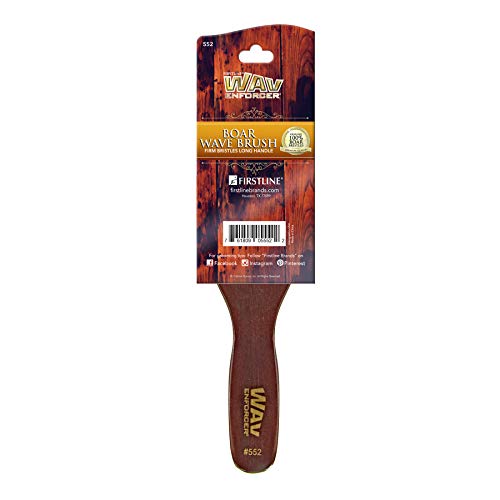 Wav Enforcer Firm Natural Bristle Wave Brush for Deep Waves