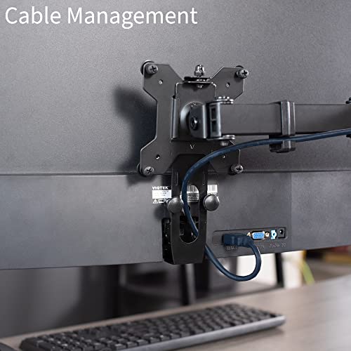 VIVO VESA Adapter Kit for Viotek NBV24CB2 Monitor - VESA 75x75mm & 100x100mm Conversion, Black