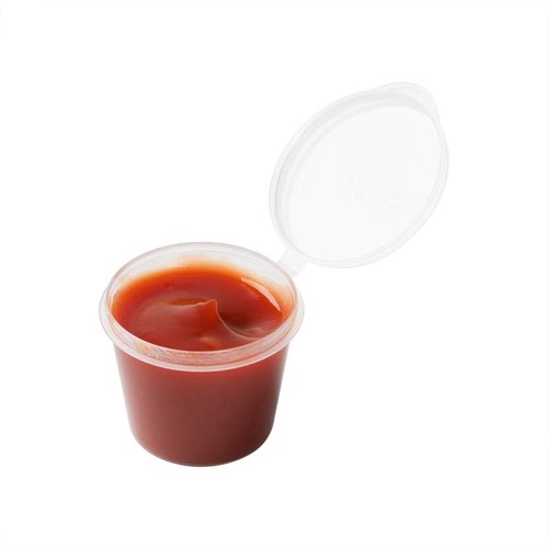 Restaurantware RW Base 1 Ounce Jello Shot Cups 2000 Microwave-Safe Portion Cups - Crack-Resistant Disposable Clear Plastic Sauce Containers For Samples Condiments Or Toppings