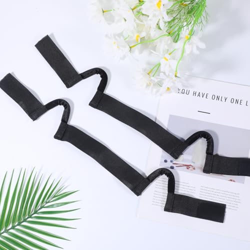 Ptwola 2 Pcs Earless Wig Melting Band for Lace Fronts, Non-Slip Elastic Grip