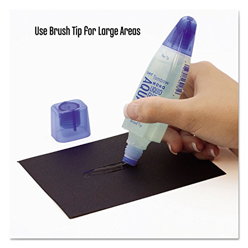 Tombow MONO Aqua Liquid Glue with Dual Tip Dispenser, 1.69 oz