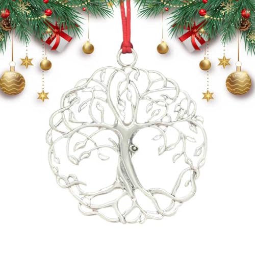 Handcrafted Pewter Christmas Tree Ornaments 2025 - Festive Decor