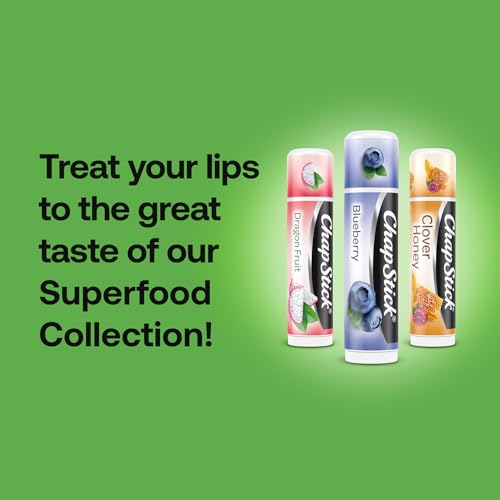 ChapStick Superfood Lip Balm 3-Pack - Moisturizing Dry Lips Treatment