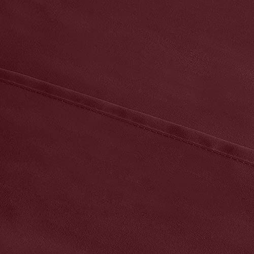 Utopia Bedding Queen Pillow Cases, Burgundy Microfiber, Set of 12