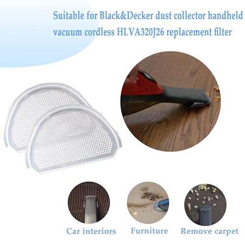 90640311 Vacuum Pre-Filter Replacement for Black & Decker - 2 Pack