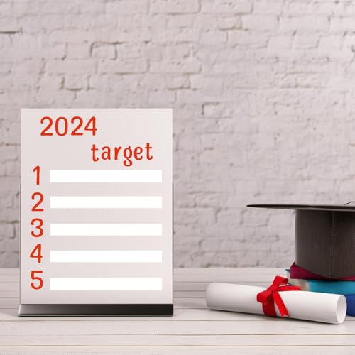 12 Sheets Red Self-Adhesive Letter & Number Stickers for Graduation Cap DIY