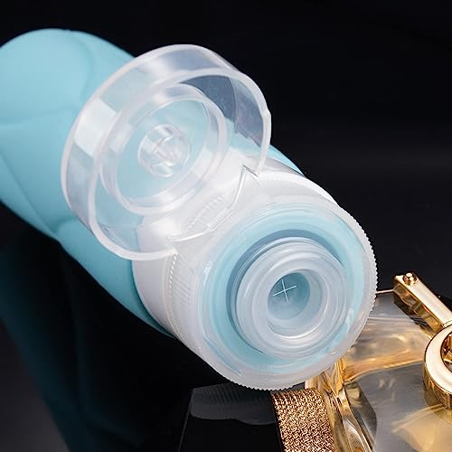 PHOVSUV 5-Pack Leak-Proof TSA Approved Silicone Travel Bottles - 90ml