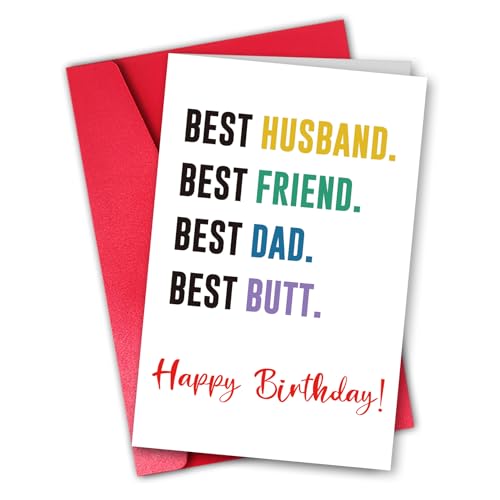 Funny Birthday Card for Husband | Hilarious Love Greeting