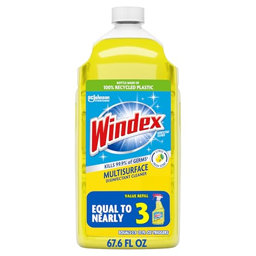 Windex Citrus Multisurface Disinfectant Cleaner Refill - 2L