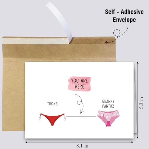 Funny Birthday Card for Women - Snarky Gift for Mom, Sister, Wife