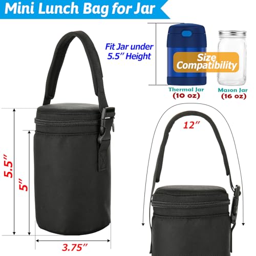 Cosmos Mini Lunch Bag for Insulated Food Jars - Portable Snack Carrier