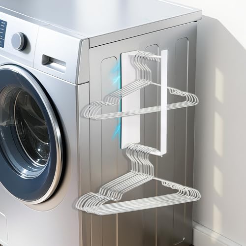 Magnetic Hanger Organizer for Laundry Room - Space Saving Rack