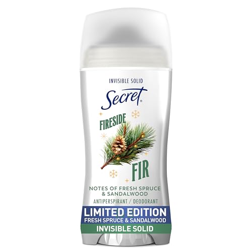 Secret Fresh Antiperspirant Deodorant for Women, Fireside Fir, 2.6 oz