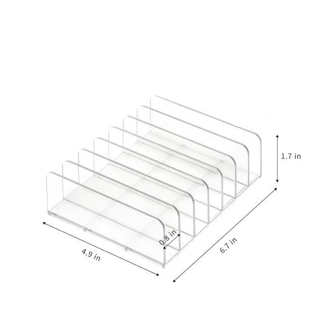 Acrylic CD Storage Rack - Holds 14 Standard CD Cases