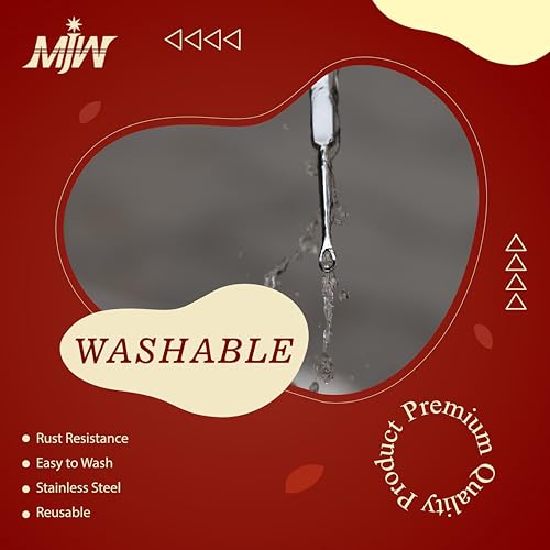 MJW Stainless Steel Ear Wax Removal Tool - Reusable Ear Curette