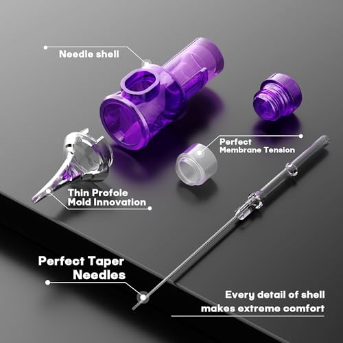 Troytatu 9RS Round Shader Tattoo Cartridge Needles 20PCS