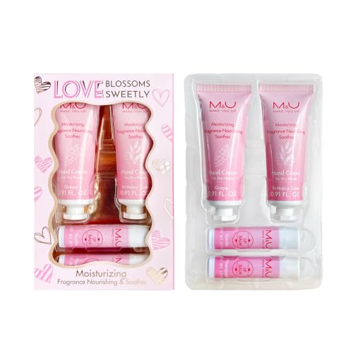 iBi Makeup 4-Piece Vegan Lip Balm and Hydrating Hand Cream Set