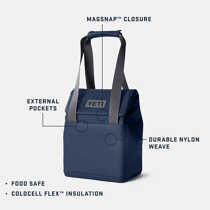 YETI Insulated Soft Cooler Tote Bag - 14L Capacity for Ultimate Freshness & Convenience