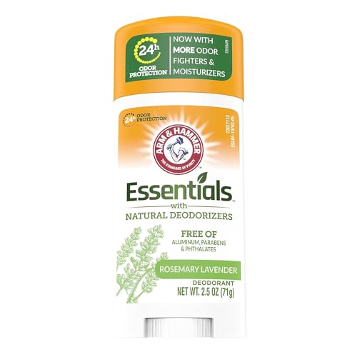 Arm & Hammer Essentials Natural Deodorant, Fresh Scent, 2.5 oz