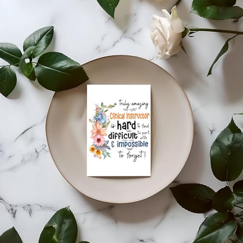 Funny Thank You Card for Clinical Instructors - 5x7 Appreciation Card
