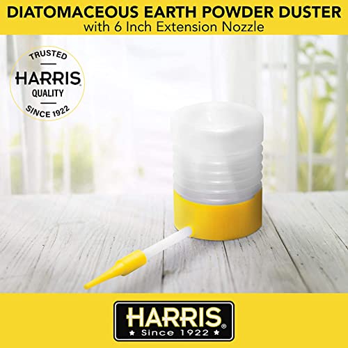 HARRIS Diatomaceous Earth Powder Duster with 6-Inch Nozzle