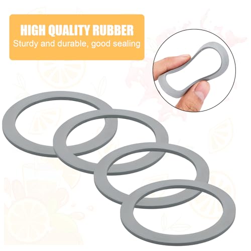4-Pack Oster Blender Gasket Replacement O-Ring - Rubber Seal