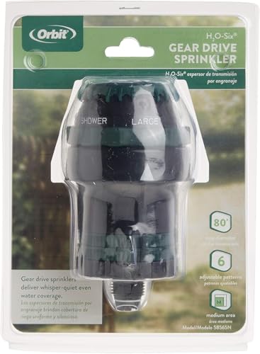 Orbit H2O-Six Gear-Drive Sprinkler - 4-Pack with Tripod Base