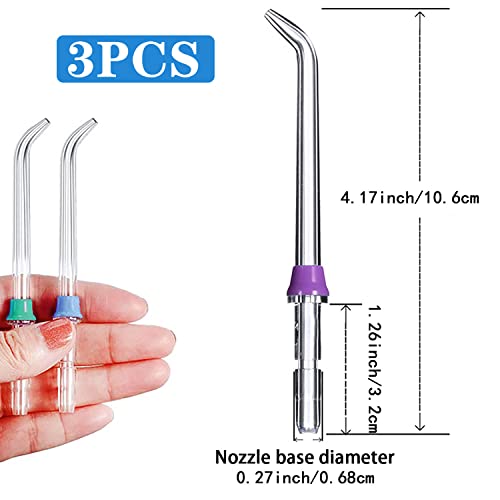 Replacement Jet Tips for Waterpik Water Flosser 3-Pack Classic Nozzles