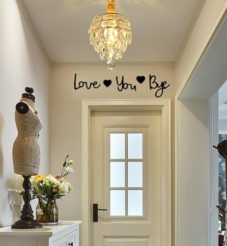 Love You Bye Wooden Wall Decor Sign - 24" Family Art Piece