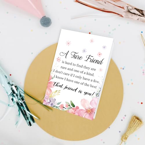Cute Best Friend Birthday Card for Women - 8x5.3in