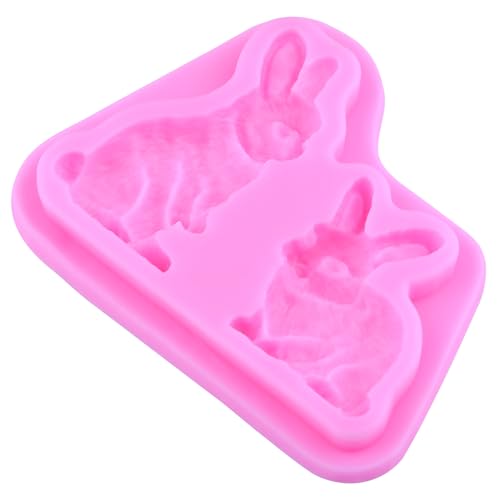 Easter Rabbit Silicone Fondant Mold for Cake & Candy Decoration