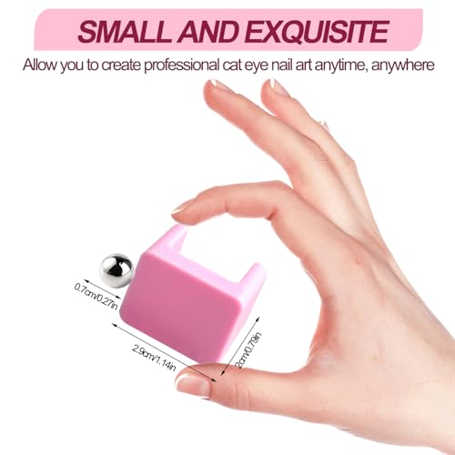 Cat Eye Nail Magnet Tool with Magnetic Bead for DIY Manicure Art Design