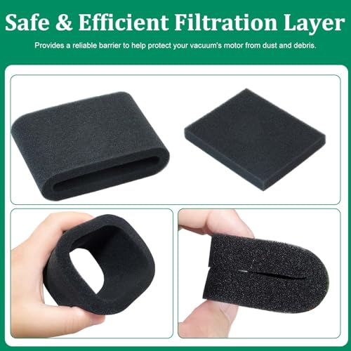 3-Pack Replacement Filter Set for Bissell Style 7/8 Upright Vacuums