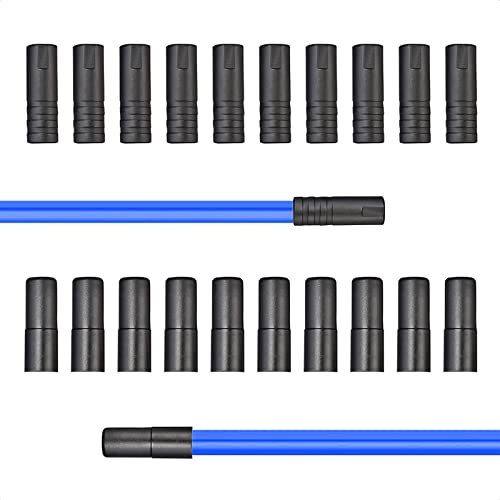 20 Pieces 4mm and 5mm Bicycle Shift/Brake Cable End Cap Derailleur Shifter Wire Cable End Cap for MTB Road Bike