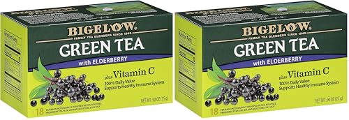 Bigelow Green Tea with Elderberry & Vitamin C - 18 Tea Bags