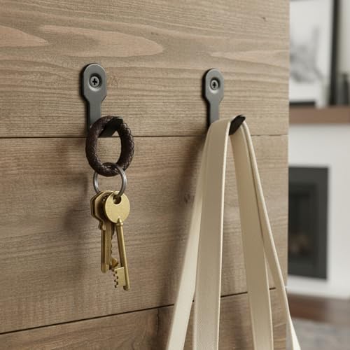 Zelphvt 21 Pack Stainless Steel Wall Hooks with Screws for Kitchen Bathroom Entryway